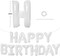 Colorful Celebrations: 16-Inch Mylar Foil Happy Birthday Balloons Banner - Eco-Friendly Decor for All Ages!